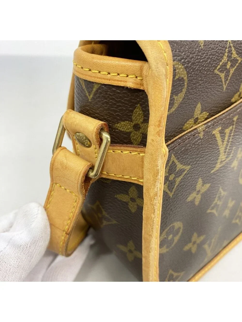 Louis Vuitton Shoulder Bag Monogram Solonge Brown